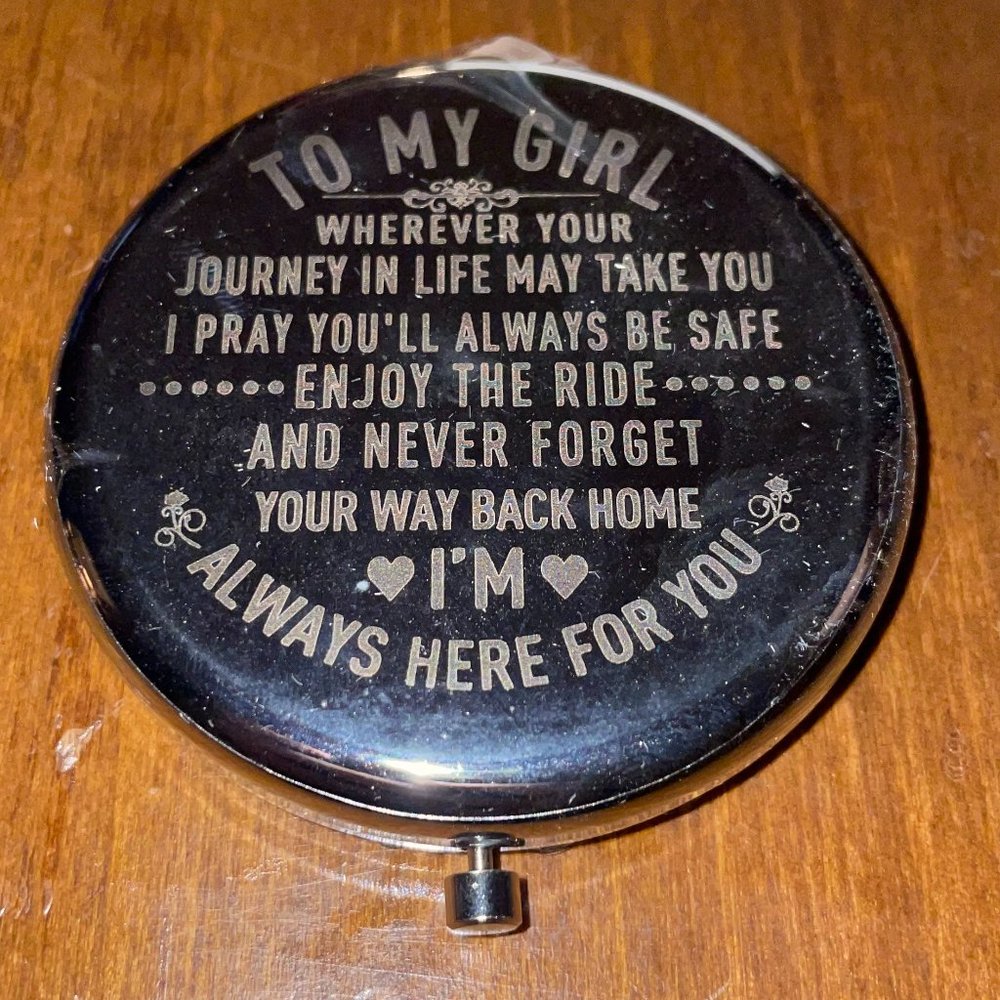 TO MY DAUGHTER COMPACT MIRROR